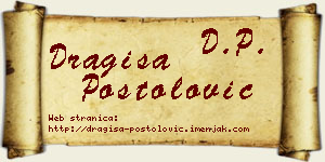 Dragiša Postolović vizit kartica